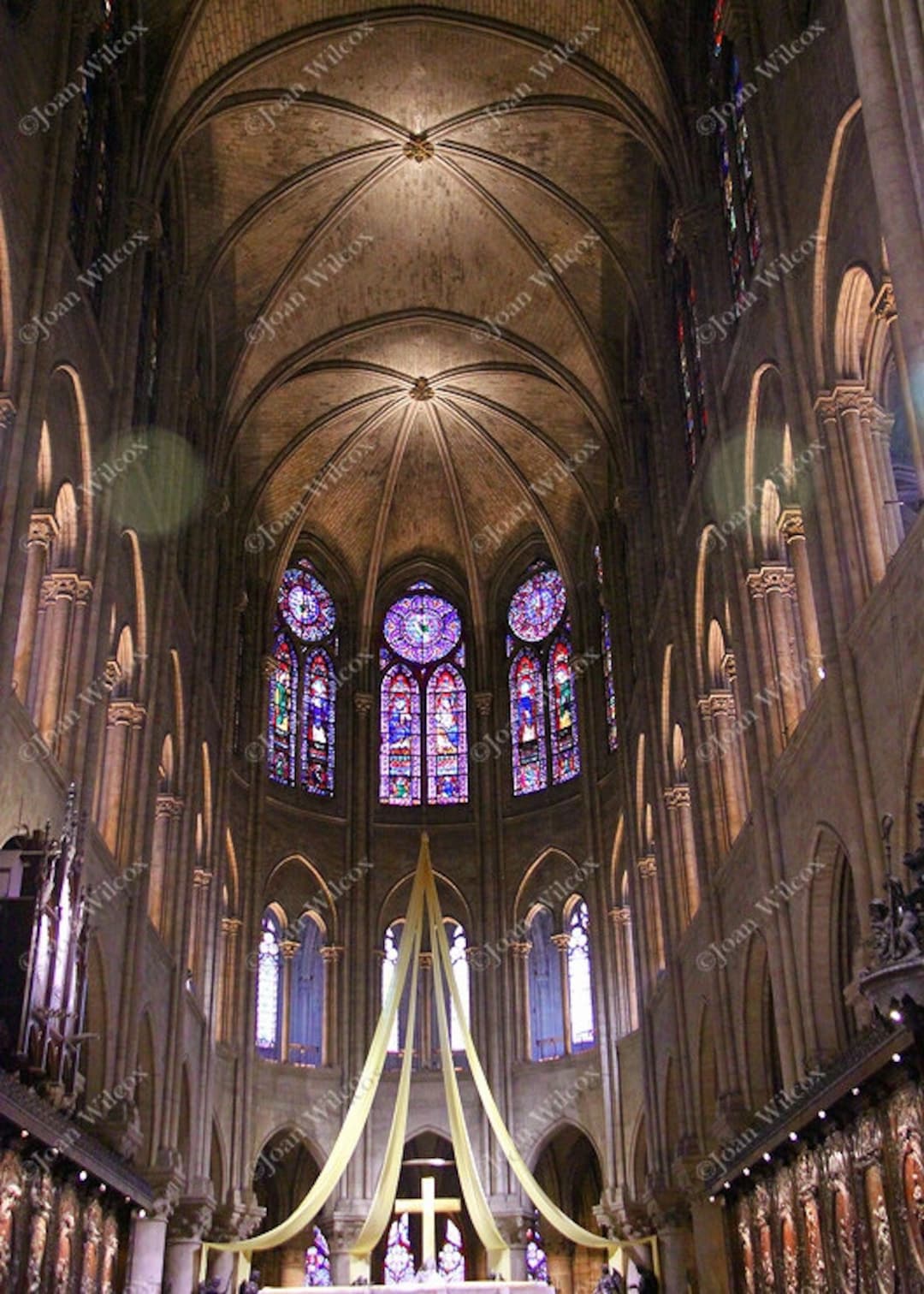 notre dame cathedral paris inside