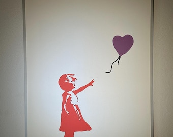 Adam Lister Banksy Baloon Girl ジークレープリント Adam Lister Banksy Baloon Girl ジークレープリント 【公式通販】