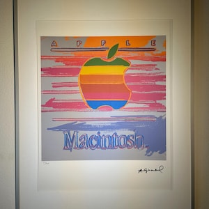 Andy Warhol "Apple" Limited Edition - Numbered - Certificate