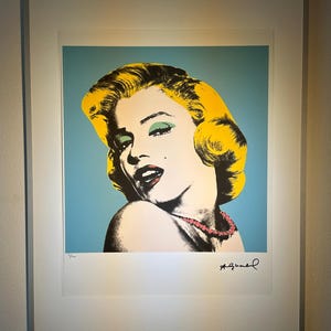 Andy Warhol "Marilyn Monroe" Limited Edition - Numbered - Certificate