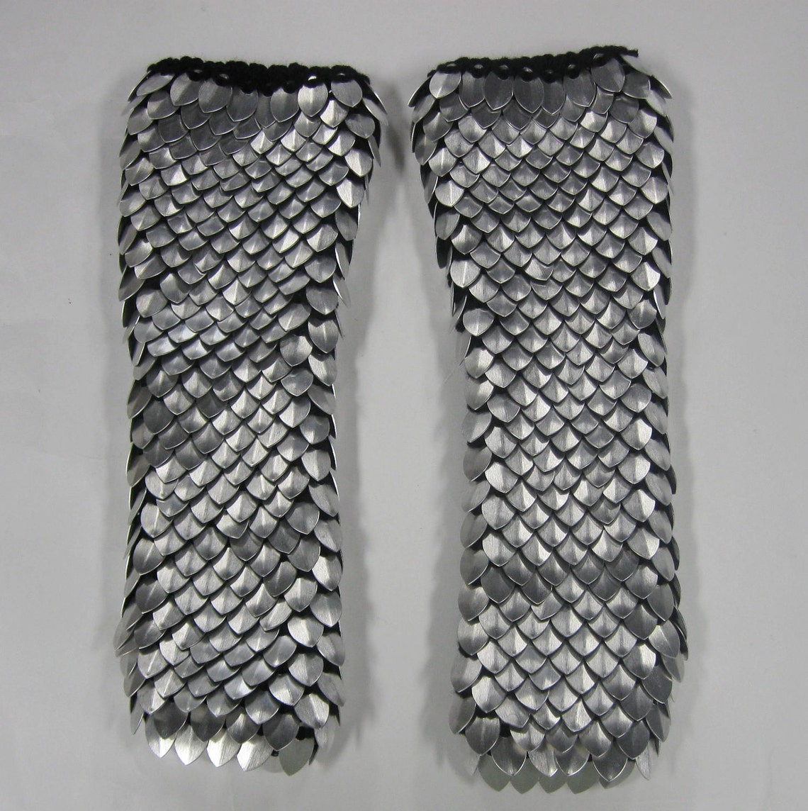 Dragon Scale Gauntlets Knitted Dragonhide Armor Elbow Length Etsy