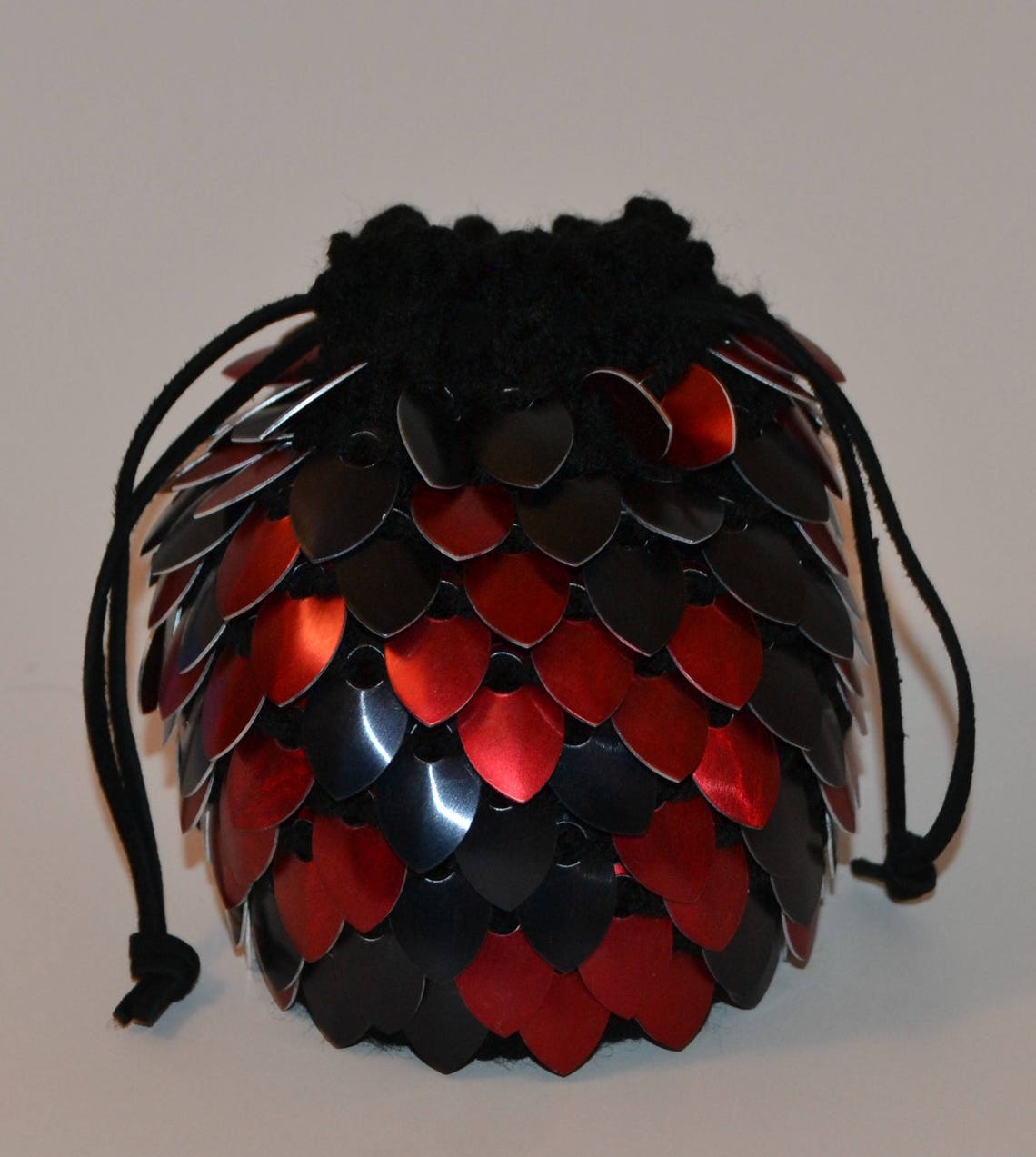 Scale Mail Dice Bag of Almost Holding in Knitted Dragonhide Etsy