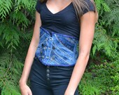 Denim Waist Cincher Upcycled from Waistbands