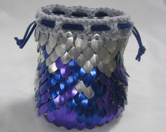 Scalemail Armor Dice Bag of Holding knitted Dragonhide Cold Fire