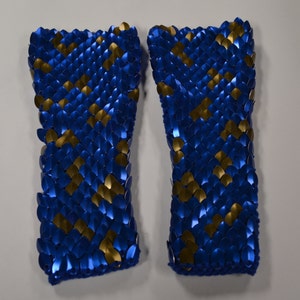 Dragon Scale Armor Gauntlets Knitted Scalemail Custom Made for You image 4