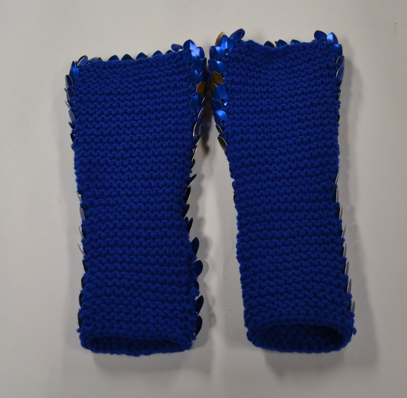 Dragon Scale Armor Gauntlets Knitted Scalemail Custom Made for You image 5