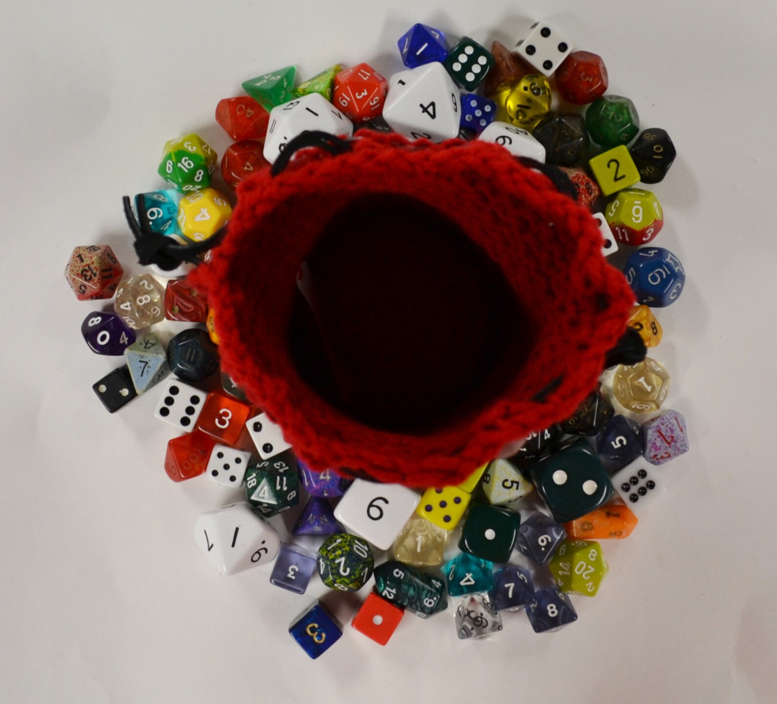 Scale Mail Dice Bag of Holding in Knitted Dragonhide Red and Etsy