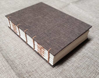 Koptisch gestikt notitieboek, kunstenaarsdagboek, handgebonden boek, handgemaakt cadeau