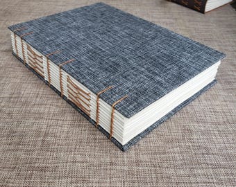 Koptisch gestikt notitieboek, kunstenaarsdagboek, handgebonden boek, handgemaakt cadeau