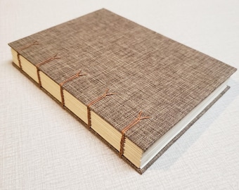 Koptisch gestikt notitieboek, kunstenaarsdagboek, handgebonden boek, handgemaakt cadeau