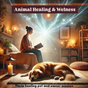 Theta Healing Pet Energy Session - Animal Healing And Bonding | Subconscious Cleansing | Pet Wellness & Energy Balance Gift