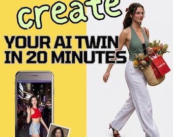 AI Avatar Digital Influencer Course | Video Creation, Content Concepts (Digital Download)