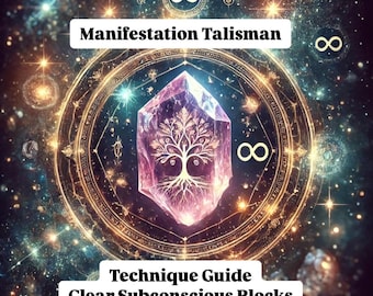 Mächtige Manifestation Talisman Klares Unterbewusstsein Blockiert Spirituelle Energie Erneuerung