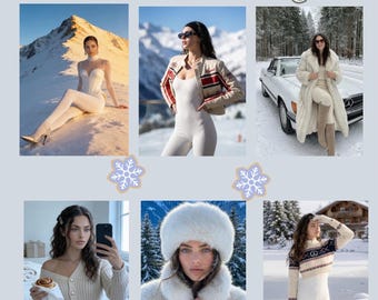 45 Winter Queen AI Photo Prompts | UGC Influencer Inhalt (Digitaler Download)