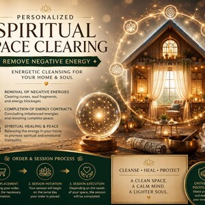 Personalisierte spirituelle Raumreinigung: Negative Energie entfernen