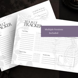 Gotisk vanespårare för utskrift – Vanespårare och rutiner i PDF-format
