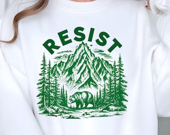 Protect National Parks Resist Shirt, Resist ALT US National Park Shirt, Resist Save Our Parks Shirt, Parks Over Profits Shirt, Outdoors Tee