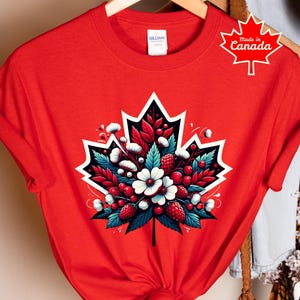 Canada Day Berry Shirt, Canadian Pride T-Shirt, Canadian Shop, Canada Day Sweater, July 1st Shirt, 100% Proud Canadian, Strong and Free Tee