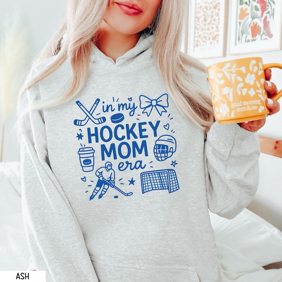 In My Hockey Mom Era Shirt, Hockey Mom Sweater, Hockey Mom Shirt, Hockey Mama Shirt, Goalie Mom Life, Ice Hockey Mom, Hockey Game Day Shirt