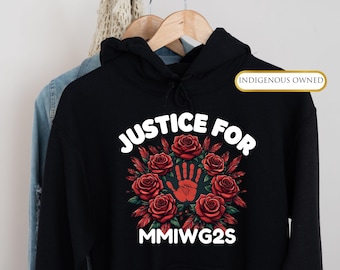 Justice for MMIWG2S Shirt, No More Stolen Sister, I Wear Red For My Sisters, MMIW Sweater, MMIW Hoodie, Red Dress, Red Handprint Shirt