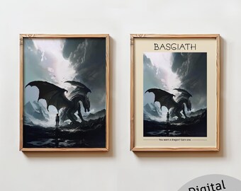 Fourth Wing Dragon Art, Empyrean, Basgiath War College, Violet Sorrengail Tairn Dragon Dragon Rider Art Fantasy Book bookish gift iron flame