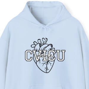 Sudadera con capucha de la UCIC, regalo para enfermeras, sudadera de enfermera de la UCIC, sudadera de enfermera cardiovascular, sudadera con capucha de la unidad de cuidados intensivos, sudadera de enfermera de la UCIC, regalo para enfermeras registradas