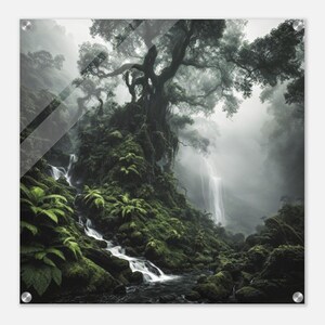 Landscape picture on high-quality acrylic glass
