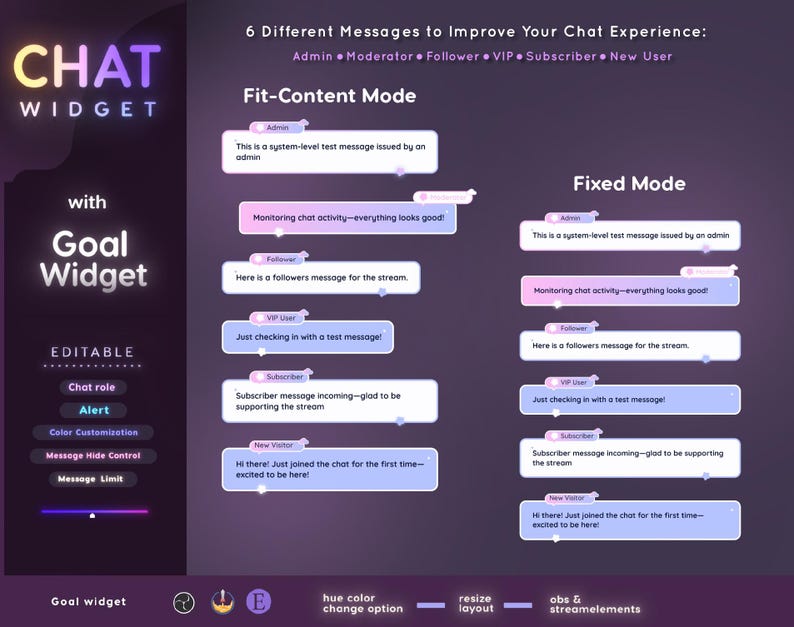 #goalwidget #goalwidgettwitch #goalwidgetstream #stargoalwidget #chatwidget #chatwidgettwitch #chatwidgetobs #chatwidgetstar #streamelements #twitchchatwidget  #chatwidgetstream #chatwidgetminimal #streamwidget #lilypadchat #stargoal #cosmicchat #vtubersassets