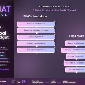 #goalwidget #goalwidgettwitch #goalwidgetstream #stargoalwidget #chatwidget #chatwidgettwitch #chatwidgetobs #chatwidgetstar #streamelements #twitchchatwidget  #chatwidgetstream #chatwidgetminimal #streamwidget #lilypadchat #stargoal #cosmicchat #vtubersassets