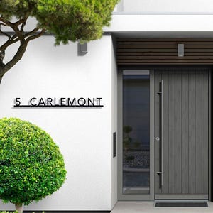 Adresse Metallschild | Benutzerdefinierte Metallschild | Geschäft Schild | Benutzerdefinierte Türschild | Outdoor Wandkunst | Outdoor Metallschild | Veranda Dekor | Metall Buchstaben