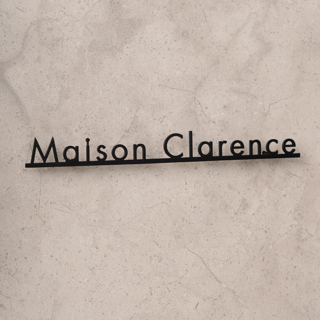 Picture of Outdoor Metal Sign Custom Metal Sign Business Logo Design Last Name ...