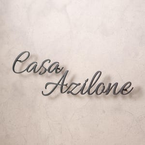 Outdoor Sign | Garden Plaque | Custom Metal Sign | House Number | Personalized Sign | House Plaque |Last Name Sign |Address Sign| Villa Sign