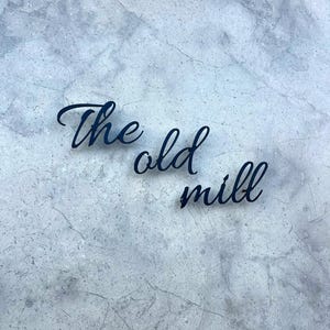 Benutzerdefinierte Nachname Zeichen | Personalisierte Familienname Wörter | Outdoor Haus Namensschild | Hochzeit Backdrop Backdrop Sign | Kundenspezifisches Metallschild