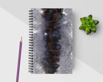 Spiral Notebook – Abstract Art: "Spine"