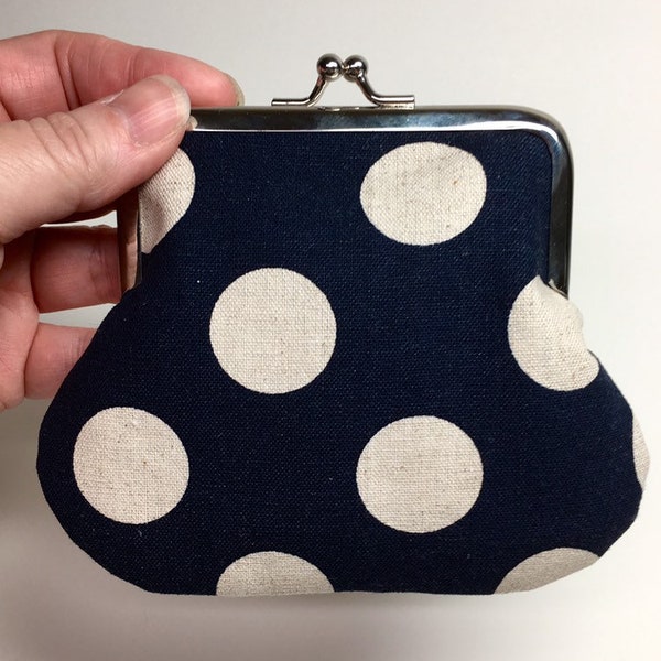 Kisslock Coin Purse - Polka Dots