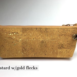 Cork Leather Zip Pencil Case image 3