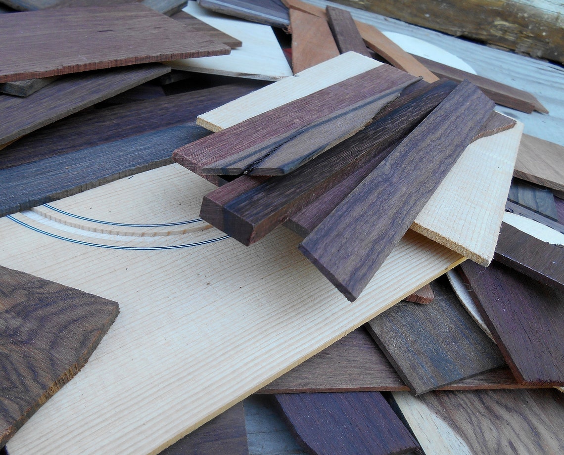 Exotic Wood Scraps for Jewelry Making crafts Woodworking Etsy