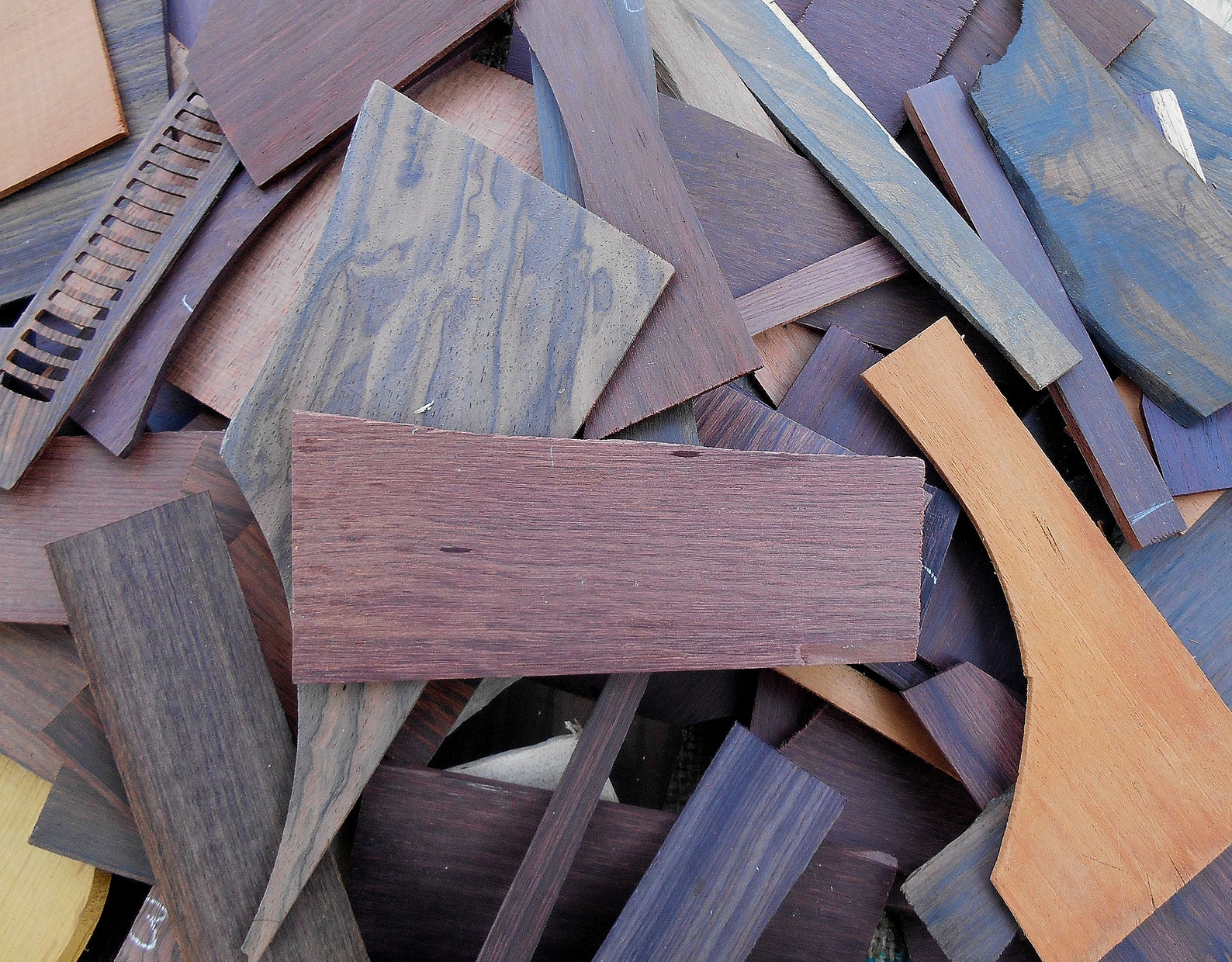 Exotic Wood Scraps for Jewelry Making Crafts Woodworking Etsy