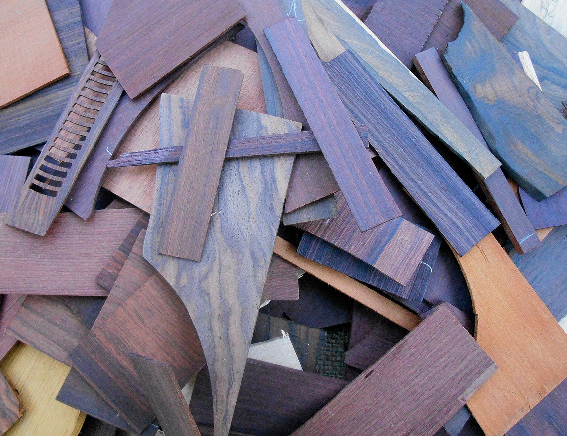 Exotic Wood Scraps for Jewelry Making Crafts Woodworking Etsy