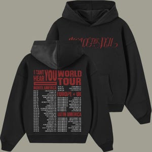 PIERCE THE VEIL, pierce the veil tour, pierce the sluier hoodie, pierce the sluier, I Can't hear you wereldtour, pierce the sluier merch