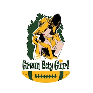 Green Bay Football Inspired Design for Printing, Cutting and Sublimation & - Svg, Eps, Png, , Dxf, Cricut, Silouhette