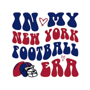 New York Football sports design. Perfect for Printing, Cutting and Sublimation & - Svg, Eps, Png, Dxf, Cricut, Silouhette