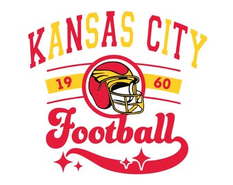 Kansas City  Football SVG-PNG: Mascot Design (Digital Download)