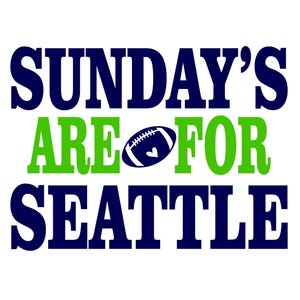 Seattle Football Fan Art Design for Printing, Cutting and Sublimation & - Svg, Eps, Png, Dxf, Eps, Cricut