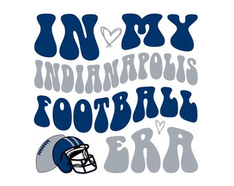 Design sportivo di Indianapolis Football. Perfetto per la stampa, il taglio e la sublimazione. - Svg, Eps, Png, Dxf, Cricut, Silhouette