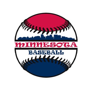 Minnesota Baseball Skyline for cutting - SVG, EPS, PNG, Cricut and Silhouette Studio