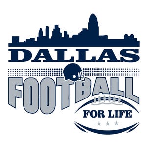 Dallas Football SVG: Cowboys Design, Cricut, Sublimation (Digital Download)