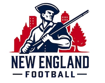 New England Football Design for Printing, Cutting and Sublimation - Svg, Eps, Png,  Dxf, Eps | Cricut