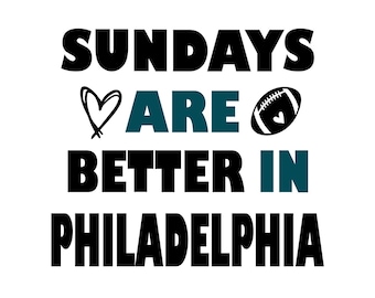 Design inspiré du football de Philadelphie pour l'impression, la découpe et la sublimation - Svg, Eps, Png, Dxf, Cricut