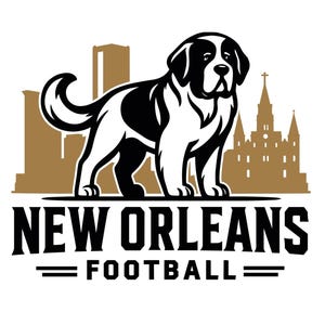 New Orleans Football Digital Art | SVG, PNG, EPS, | Silhouette & Cricut
